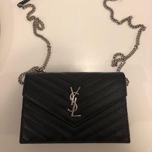 Ysl wallet on a chain